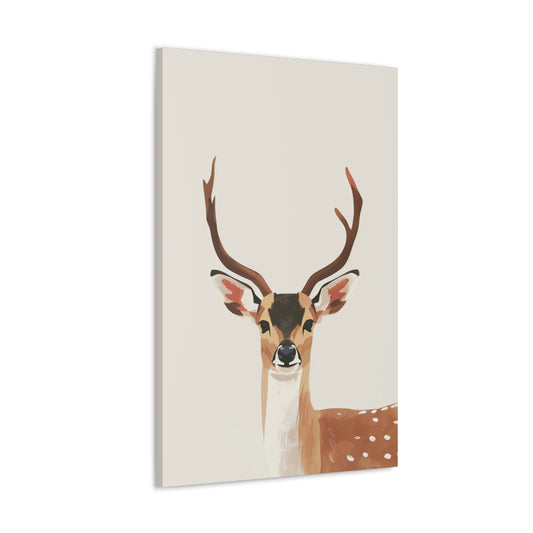 Deer Digital Illustration Canvas Gallery Wraps