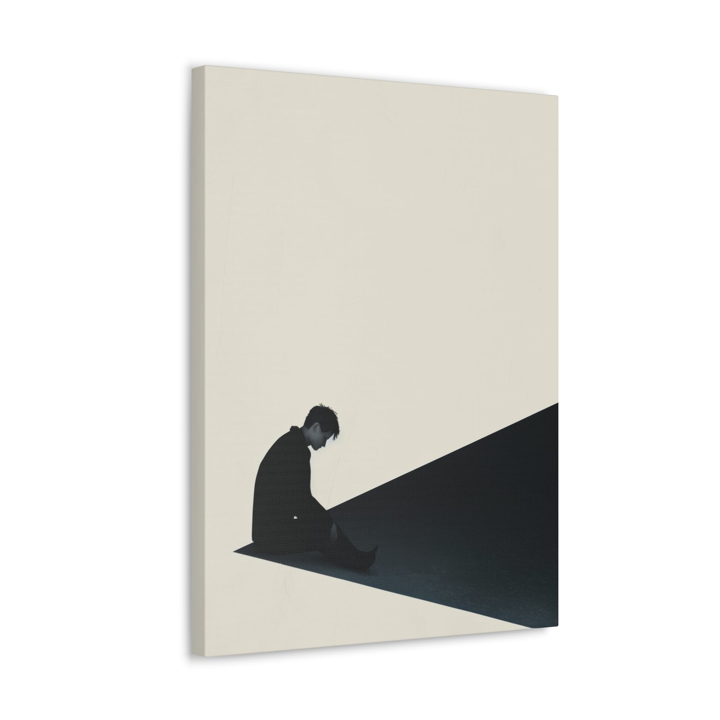 Man - Takeshi Kitano Style Digital Illustration Canvas Gallery Wraps