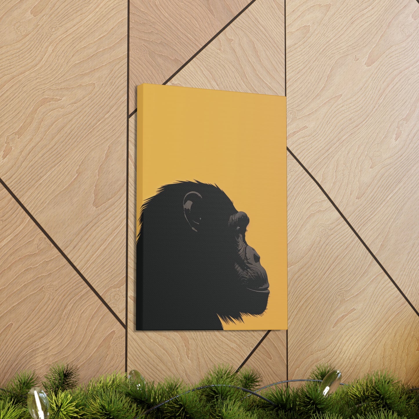 Gorilla Digital Illustration Canvas Gallery Wraps