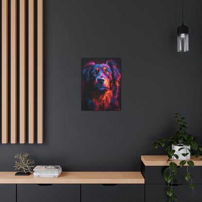 Labrador Dog - Abstract Illustration Canvas Gallery Wraps