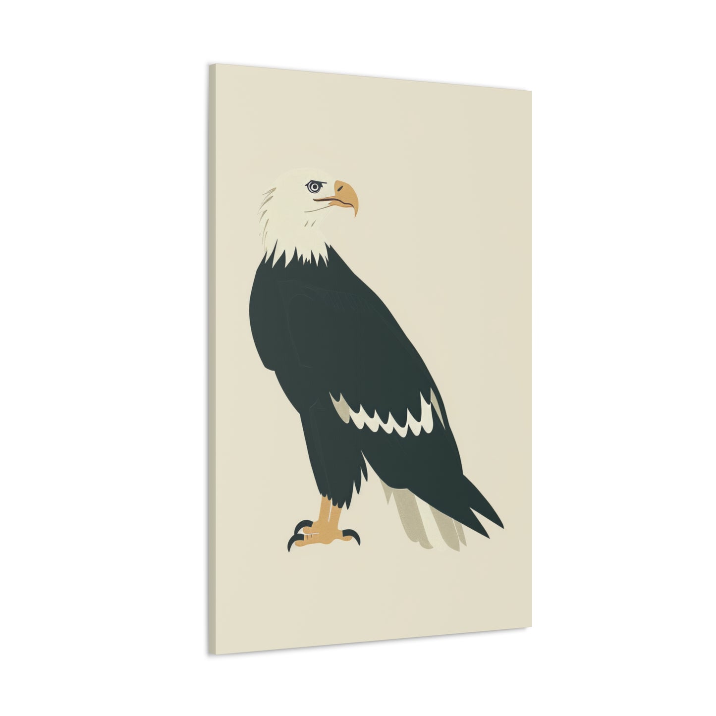 Bald Eagle Digital Illustration Canvas Gallery Wraps