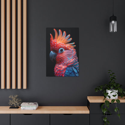 Beautiful Bird - Abstract Illustration Canvas Gallery Wraps