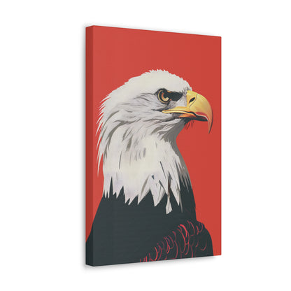 Bald Eagle Digital Illustration Canvas Gallery Wraps