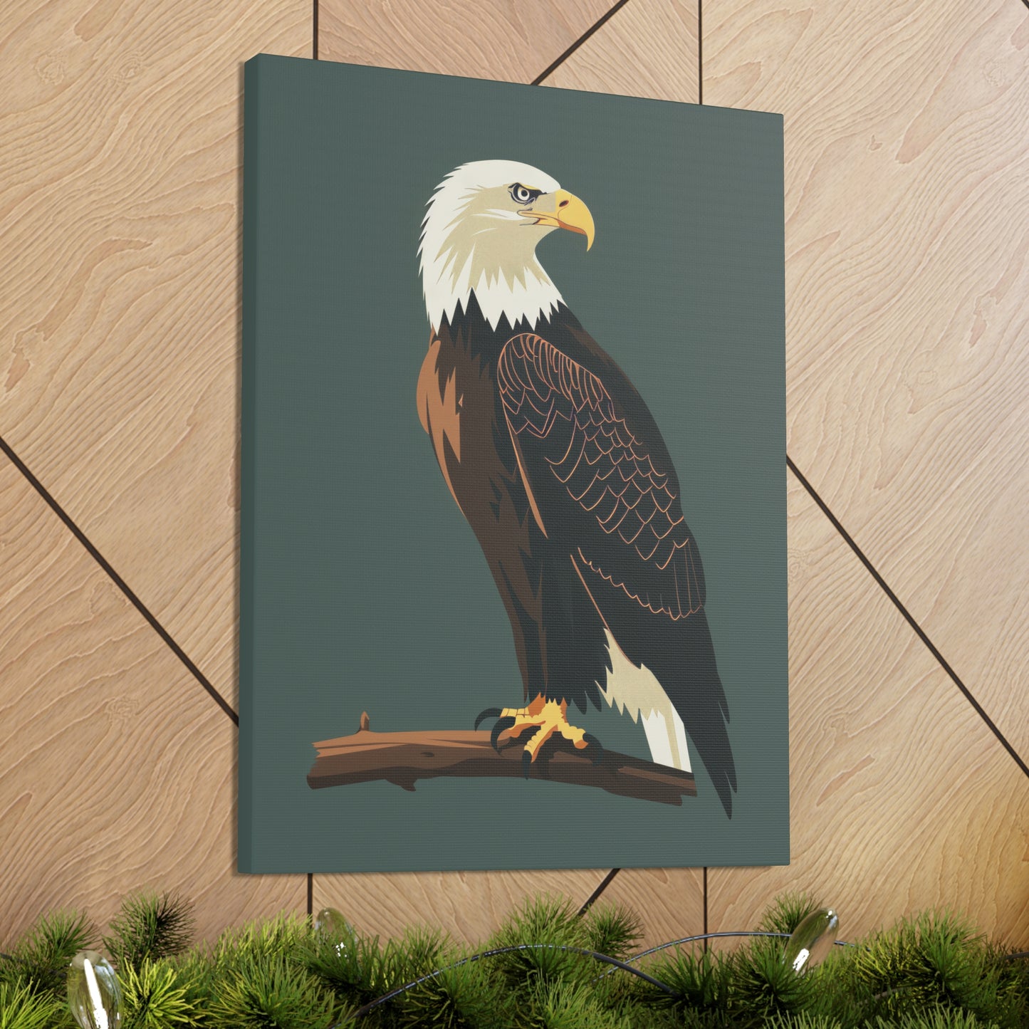 Eagle Digital Illustration Canvas Gallery Wraps