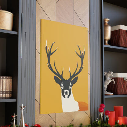 Reindeer - Digital Illustration Canvas Gallery Wraps