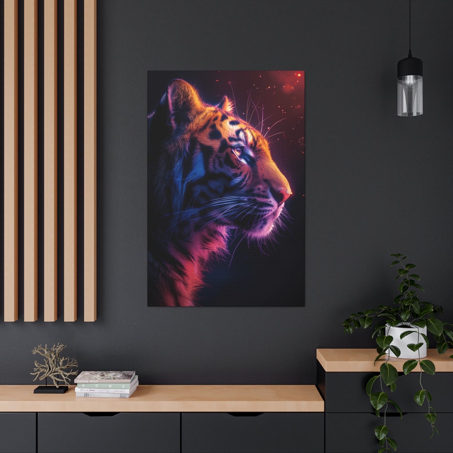 Tiger - Illustration Canvas Gallery Wraps