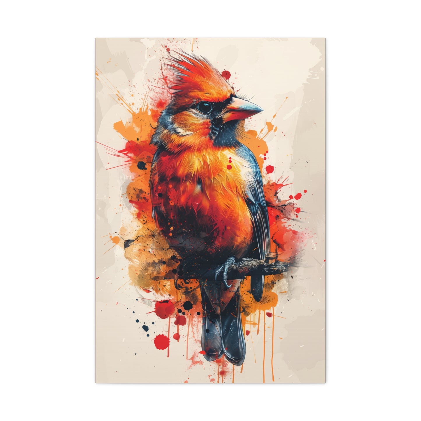 Bird - Abstract Illustration Canvas Gallery Wraps