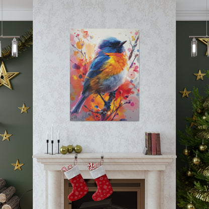 Bird - Abstract Illustration Canvas Gallery Wraps