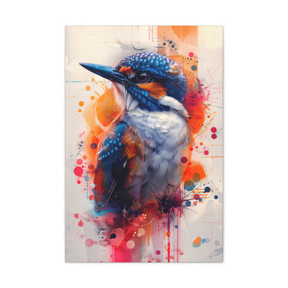 Bird - Abstract Illustration Canvas Gallery Wraps