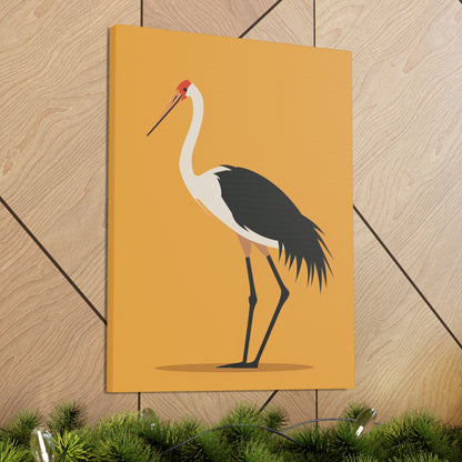 Stork Digital Illustration Canvas Gallery Wraps