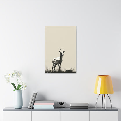 Goat Digital Illustration Canvas Gallery Wraps