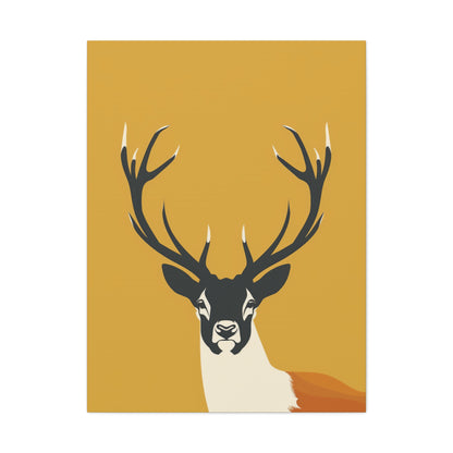 Reindeer - Digital Illustration Canvas Gallery Wraps