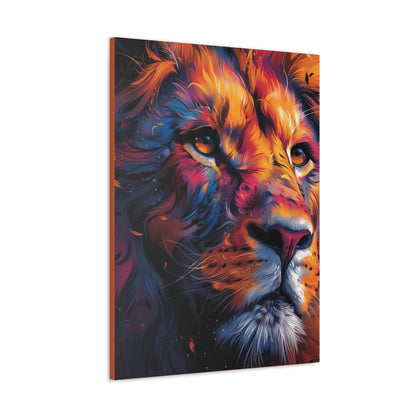 Lion - Illustration Canvas Gallery Wraps