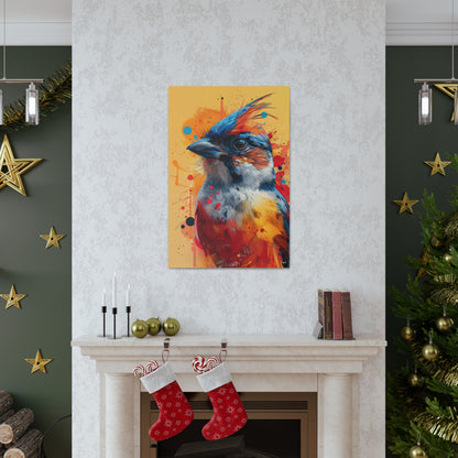 Bird - Abstract Illustration Canvas Gallery Wraps