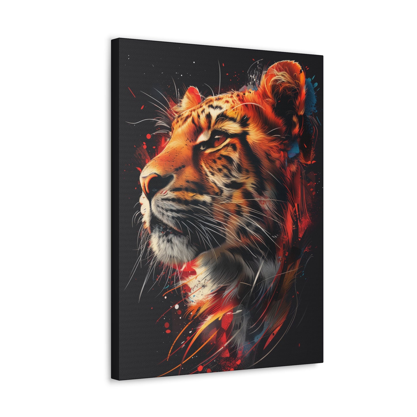 Tiger - Illustration  Canvas Gallery Wraps