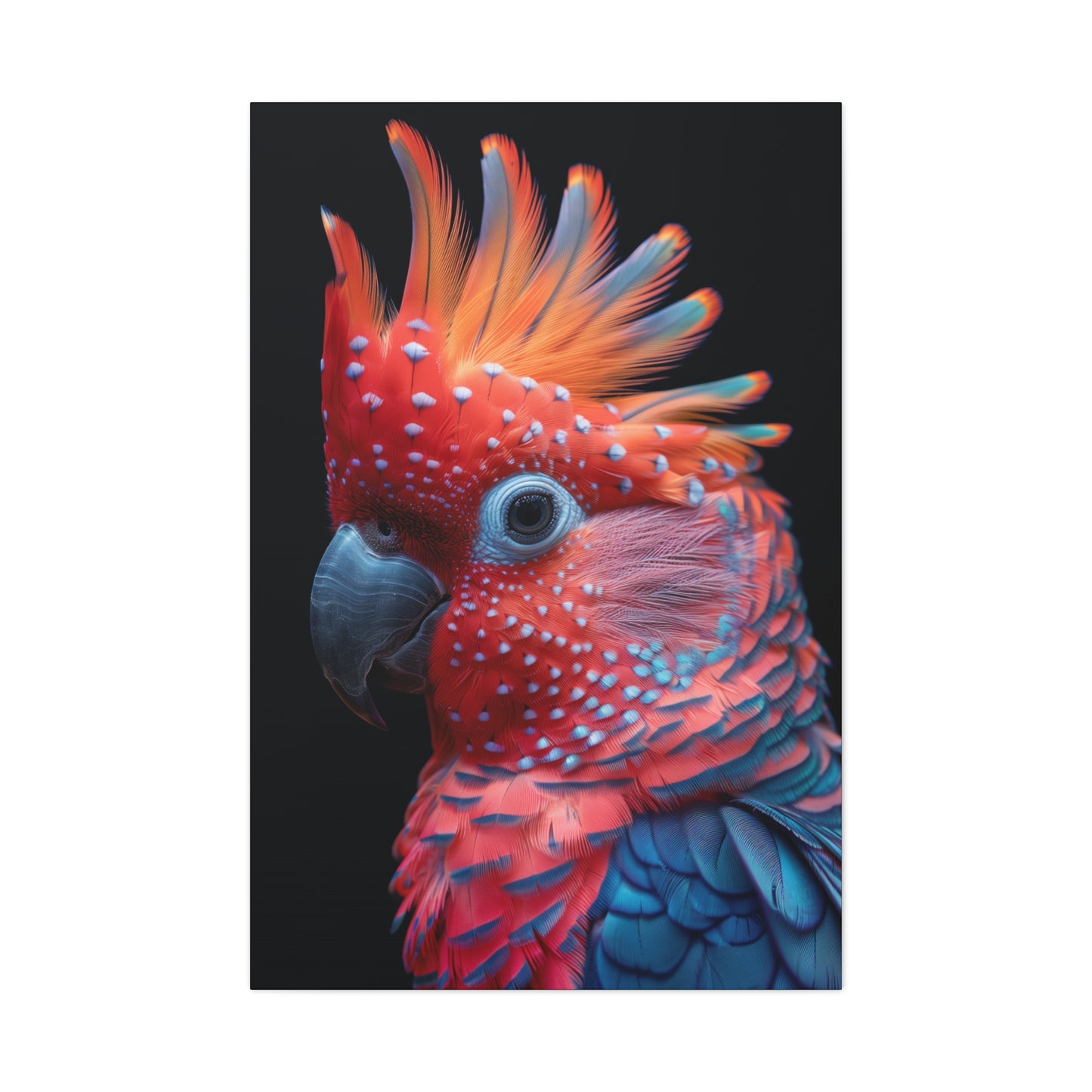 Beautiful Bird - Abstract Illustration Canvas Gallery Wraps