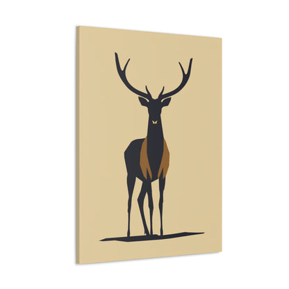 Reindeer - Digital Illustration Canvas Gallery Wraps