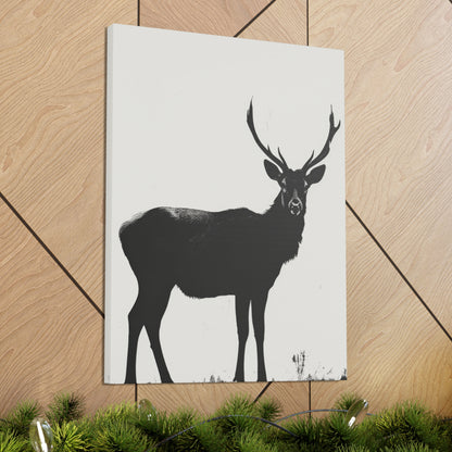 Reindeer Digital Illustration Canvas Gallery Wraps