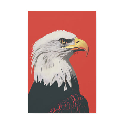 Bald Eagle Digital Illustration Canvas Gallery Wraps