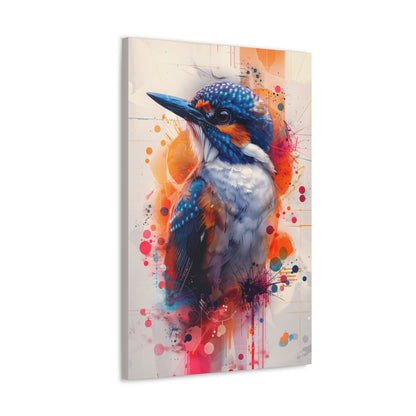 Bird - Abstract Illustration Canvas Gallery Wraps