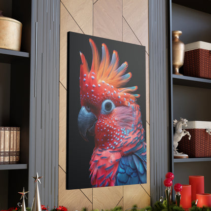 Beautiful Bird - Abstract Illustration Canvas Gallery Wraps