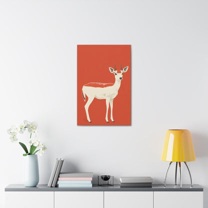 Deer Digital Illustration Canvas Gallery Wraps