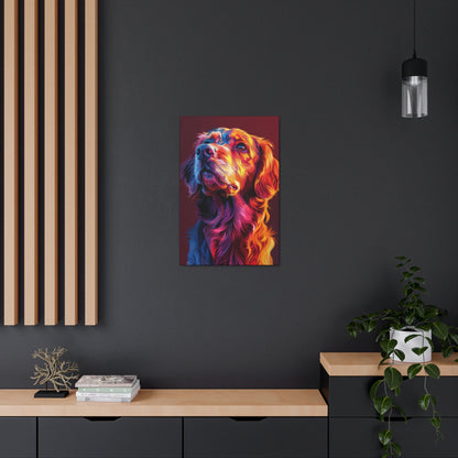 Labrador Dog - Abstract Illustration Canvas Gallery Wraps