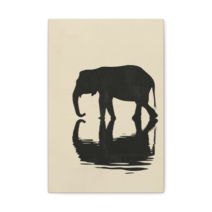 Elephant  Digital Illustration Canvas Gallery Wraps