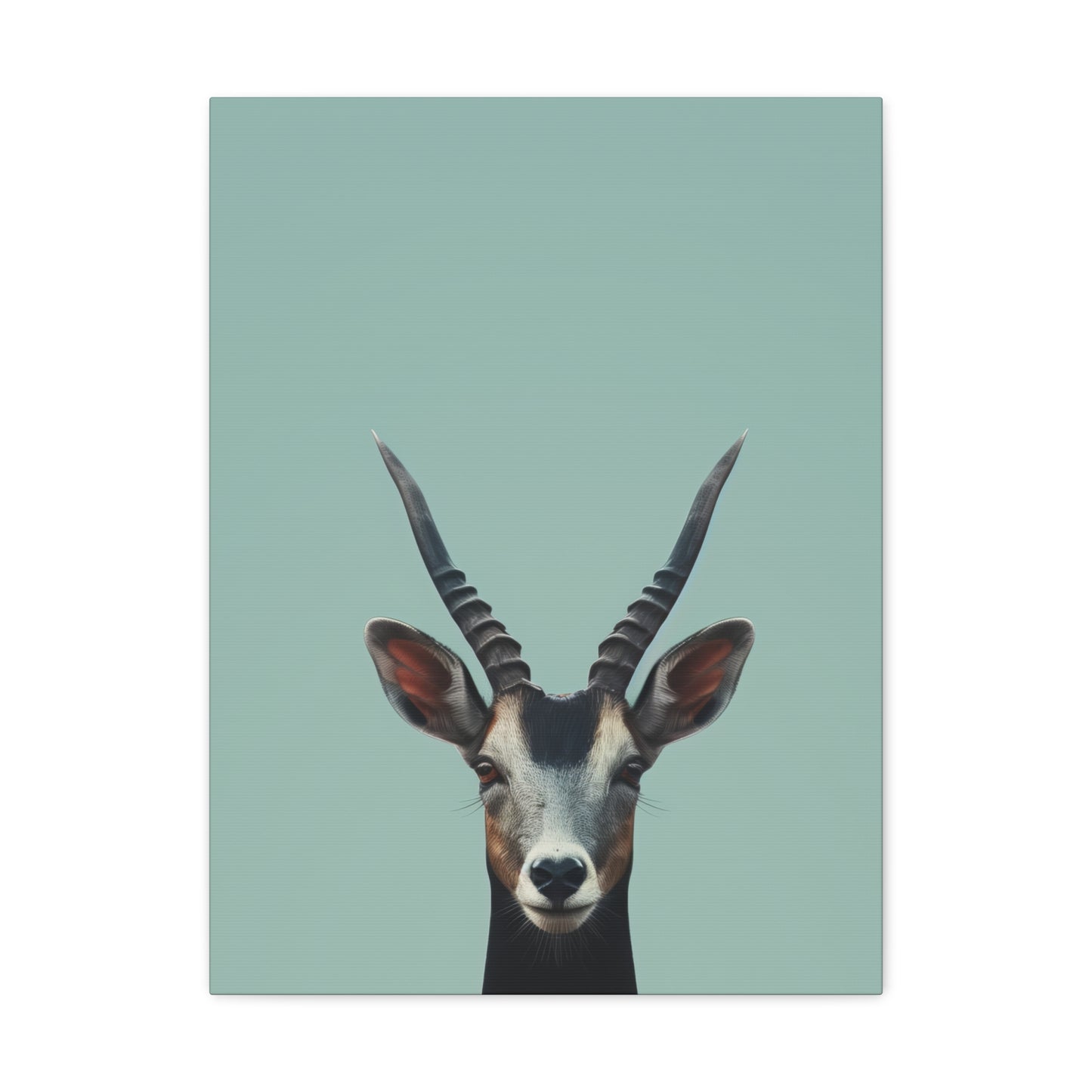 Antelope with Antlers Digital Illustration Canvas Gallery Wraps