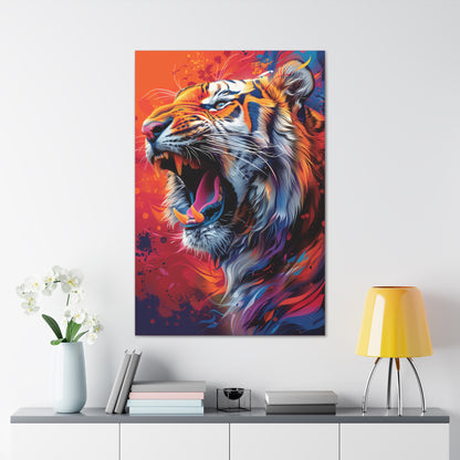 Tiger - Illustration Canvas Gallery Wraps