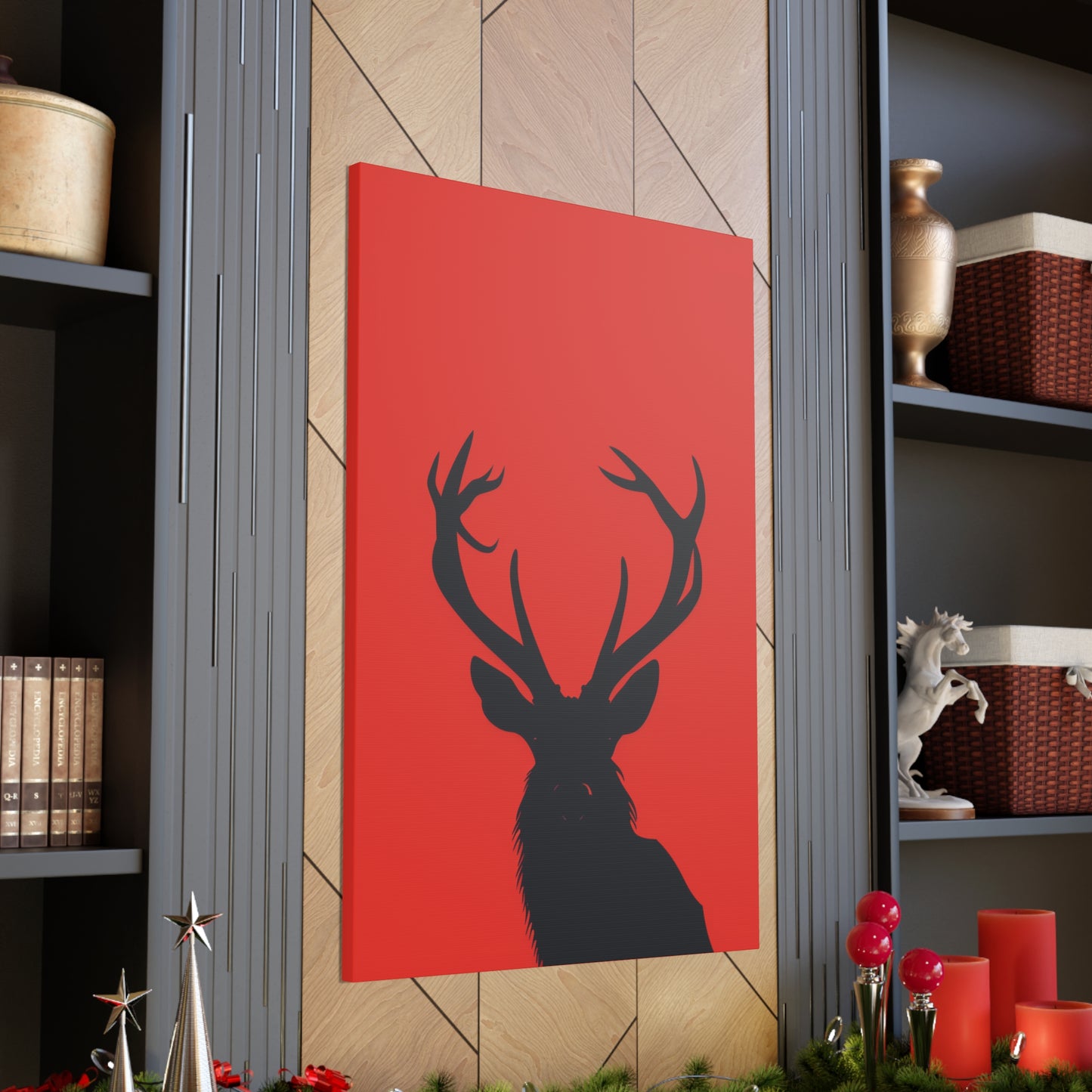 Reindeer - Digital Illustration Canvas Gallery Wraps