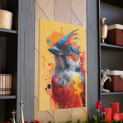 Bird - Abstract Illustration Canvas Gallery Wraps