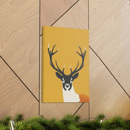 Reindeer - Digital Illustration Canvas Gallery Wraps