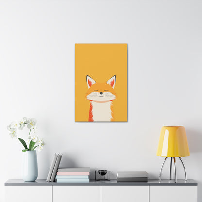 Fox Digital Illustration Canvas Gallery Wraps