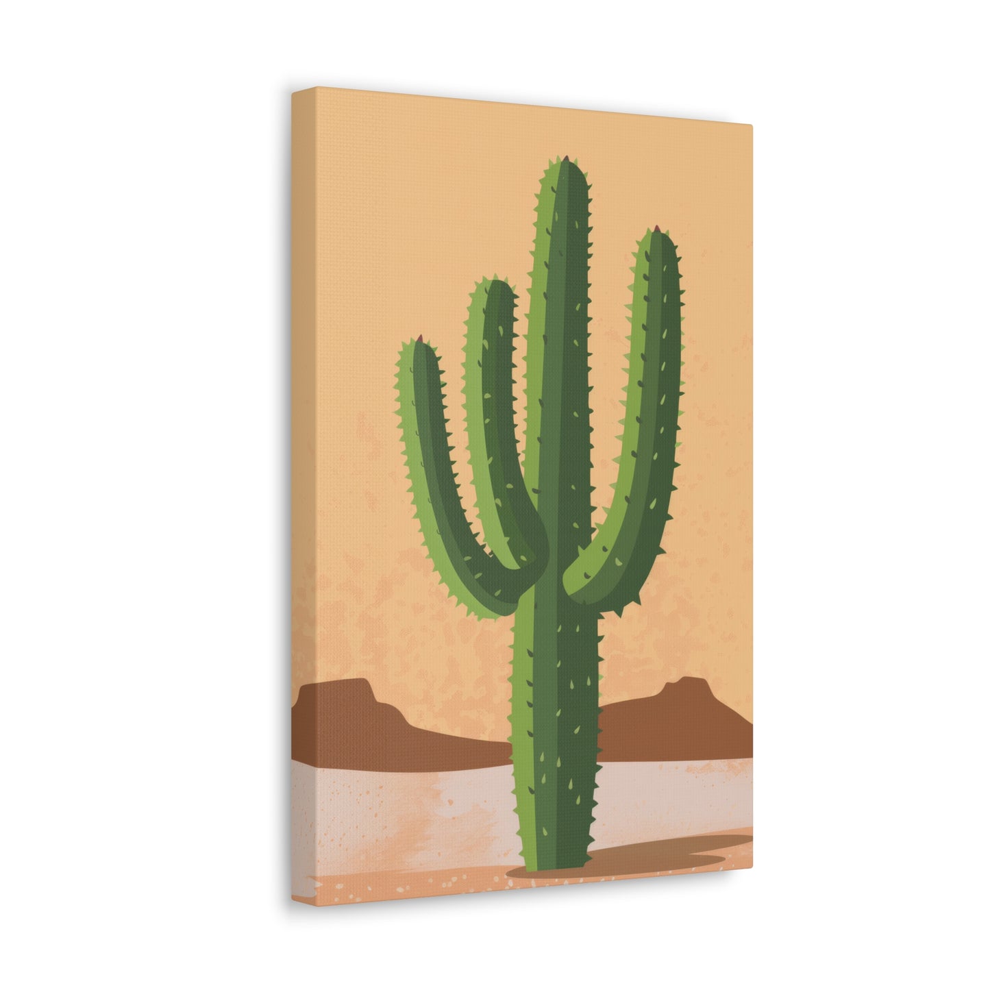 Cactus Plant - Illustration Canvas Gallery Wraps