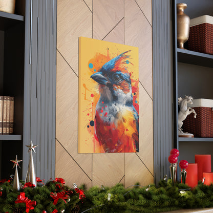 Bird - Abstract Illustration Canvas Gallery Wraps