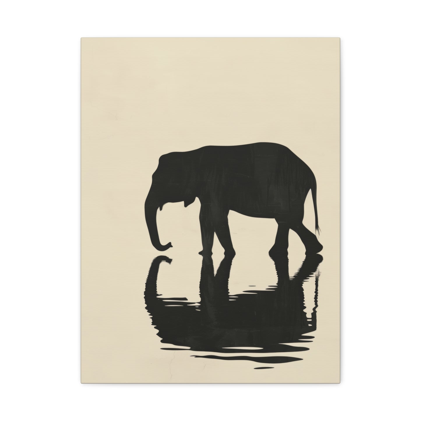 Elephant  Digital Illustration Canvas Gallery Wraps