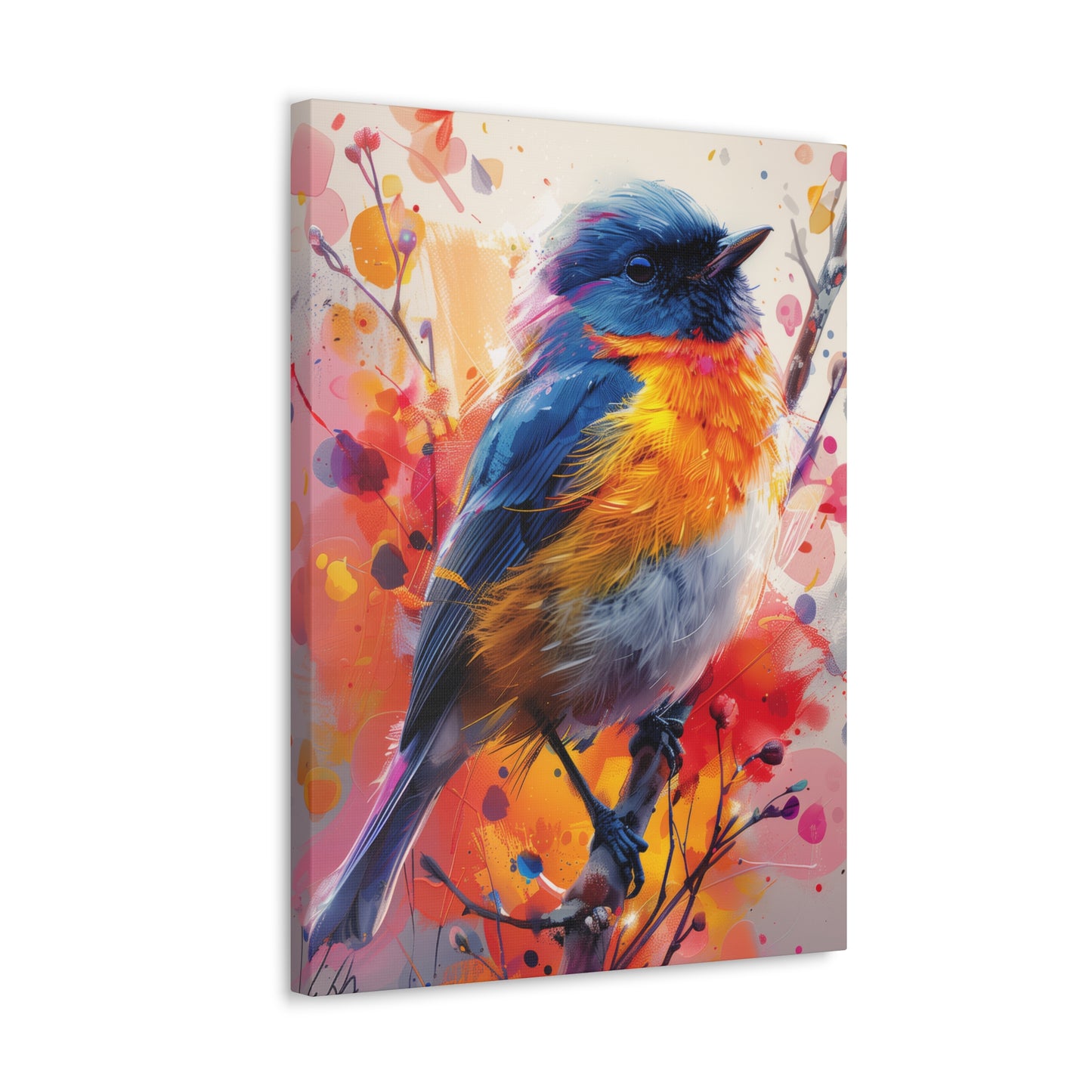 Bird - Abstract Illustration Canvas Gallery Wraps