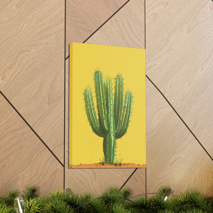 Cactus Plant - Illustration Canvas Gallery Wraps