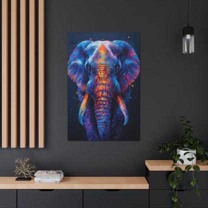 Elephant - Illustration Canvas Gallery Wraps