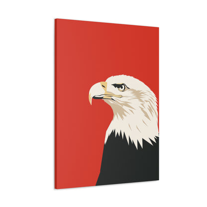 Bald Eagle Digital Illustration Canvas Gallery Wraps