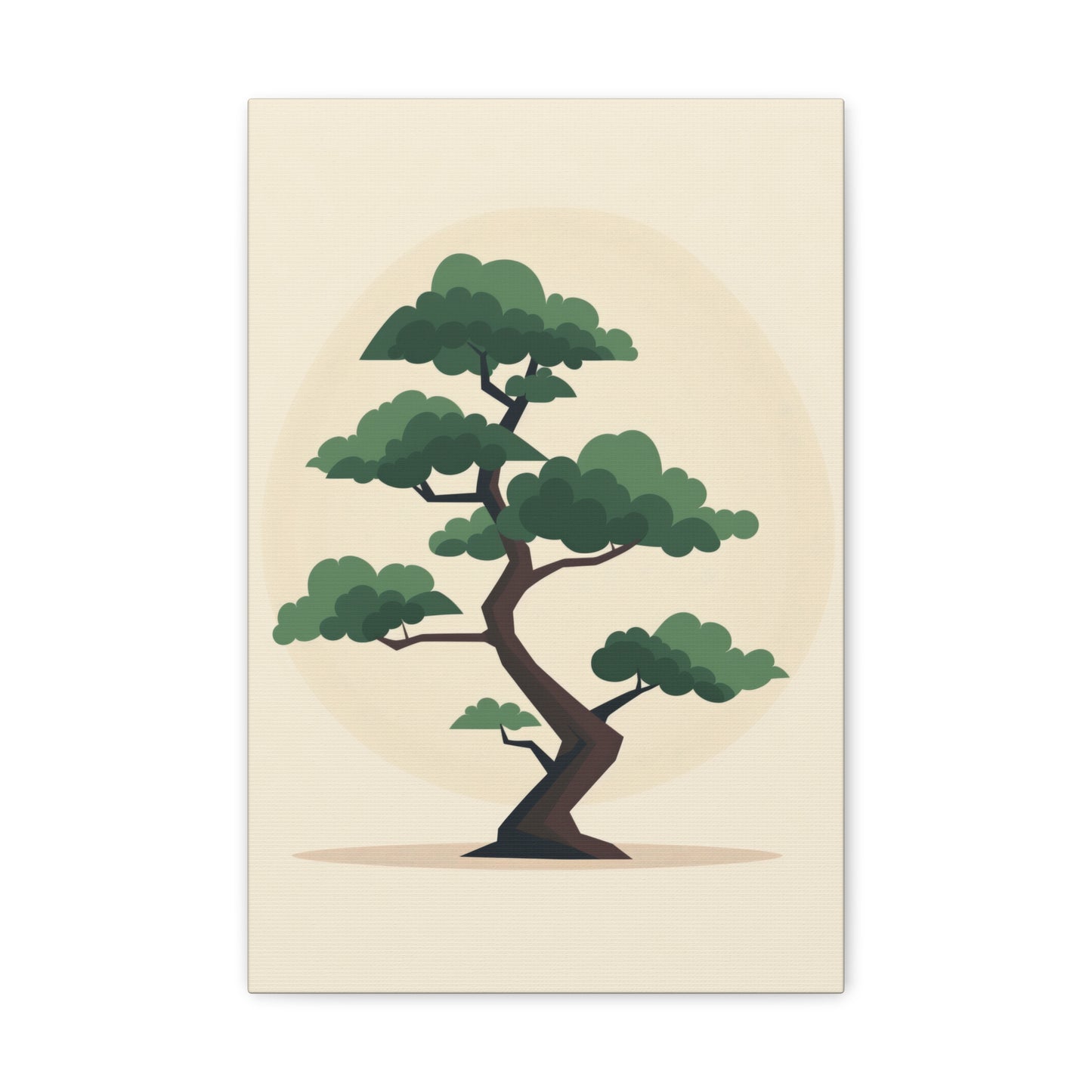 Bonsai Tree - Illustration Canvas Gallery Wraps