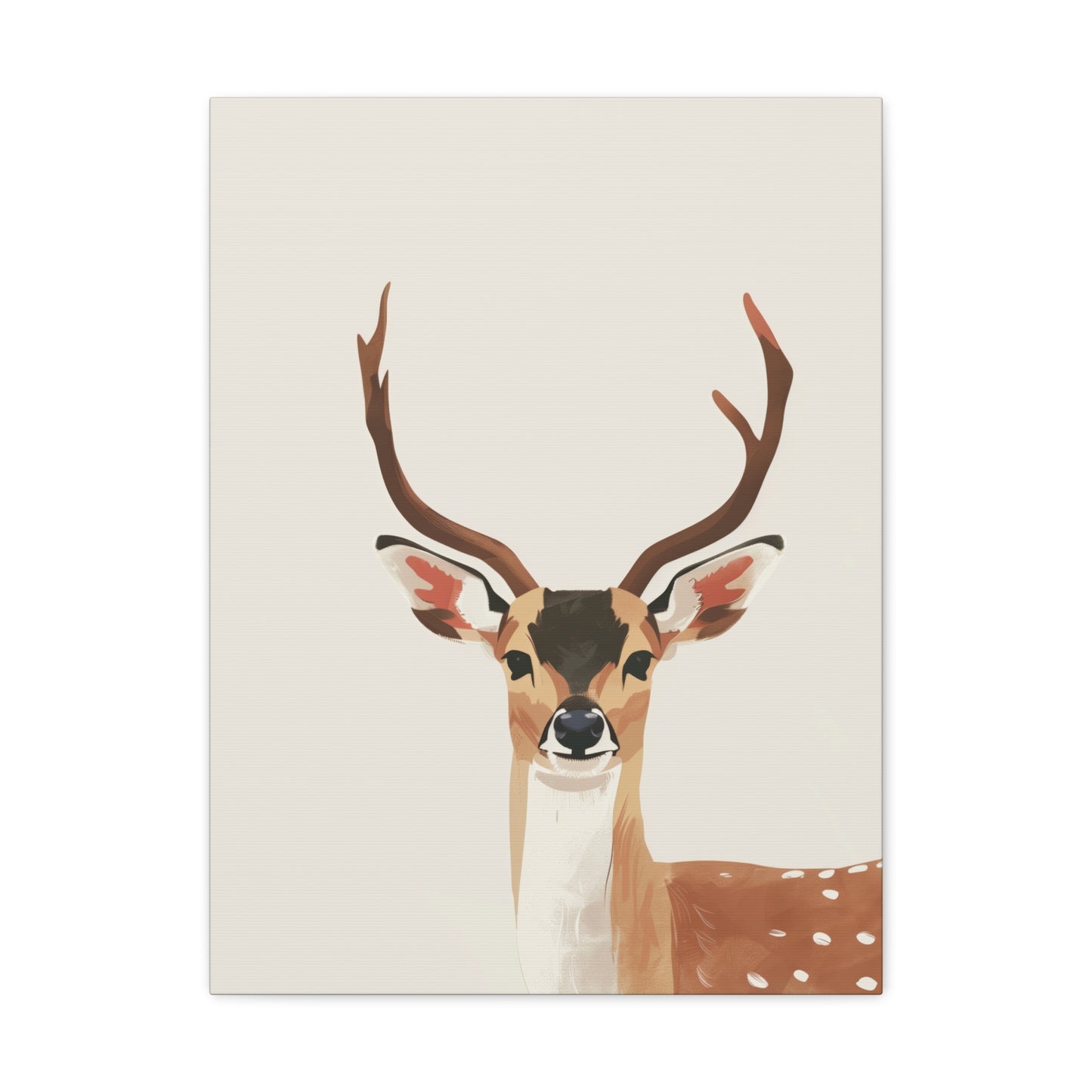 Deer Digital Illustration Canvas Gallery Wraps