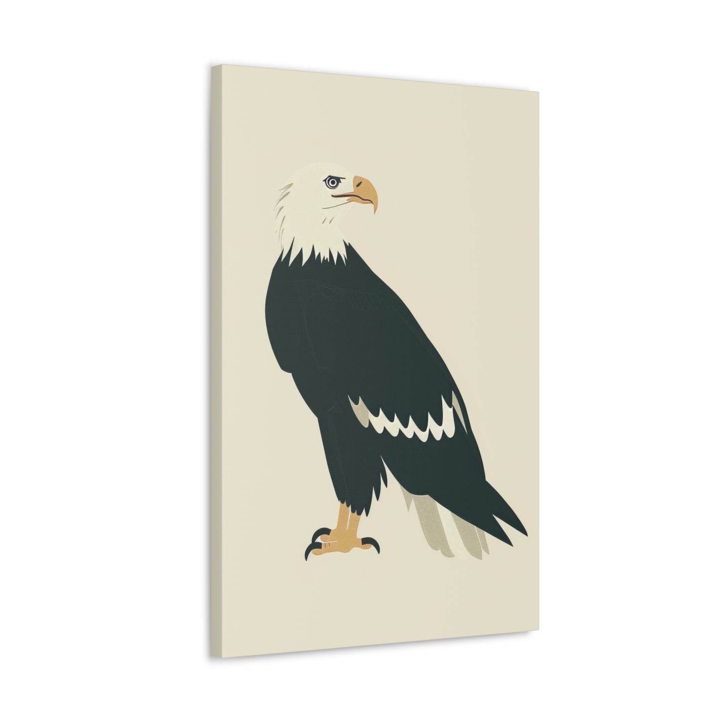 Bald Eagle Digital Illustration Canvas Gallery Wraps