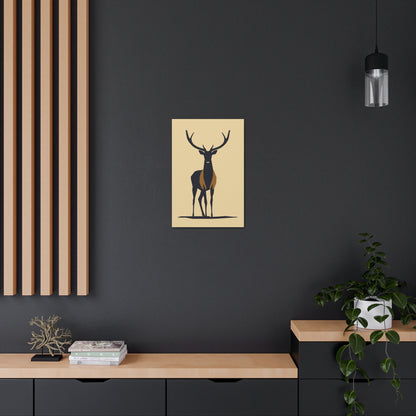 Reindeer - Digital Illustration Canvas Gallery Wraps