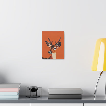 Deer - Digital Illustration Canvas Gallery Wraps