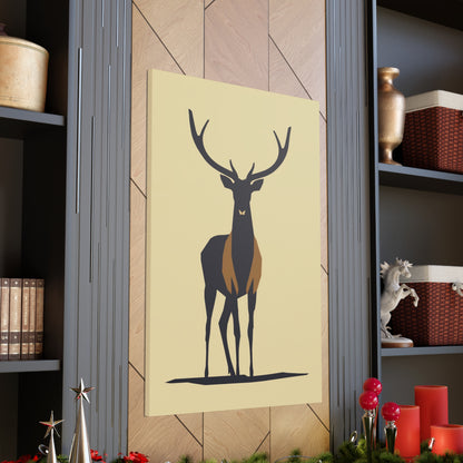 Reindeer - Digital Illustration Canvas Gallery Wraps