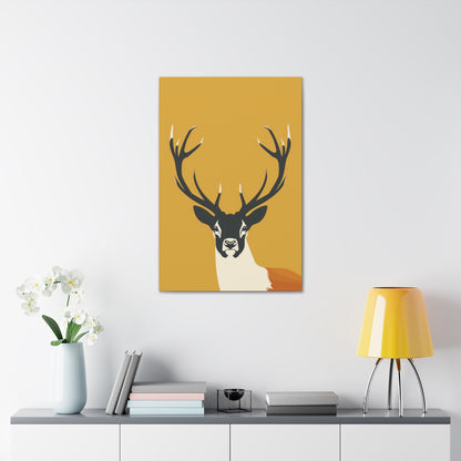 Reindeer - Digital Illustration Canvas Gallery Wraps