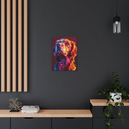 Labrador Dog - Abstract Illustration Canvas Gallery Wraps