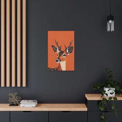 Deer - Digital Illustration Canvas Gallery Wraps